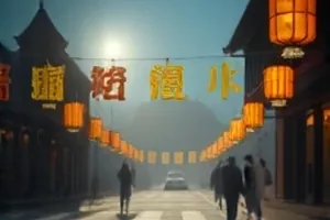 清晨月台尽头一个人提着行李箱的背影