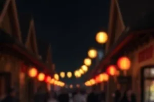 初冬河面浮着薄冰，岸边有人蹲着系鞋带